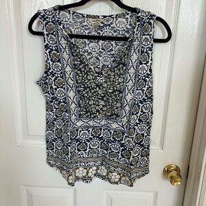 Lucky brand sleeveless top size M
